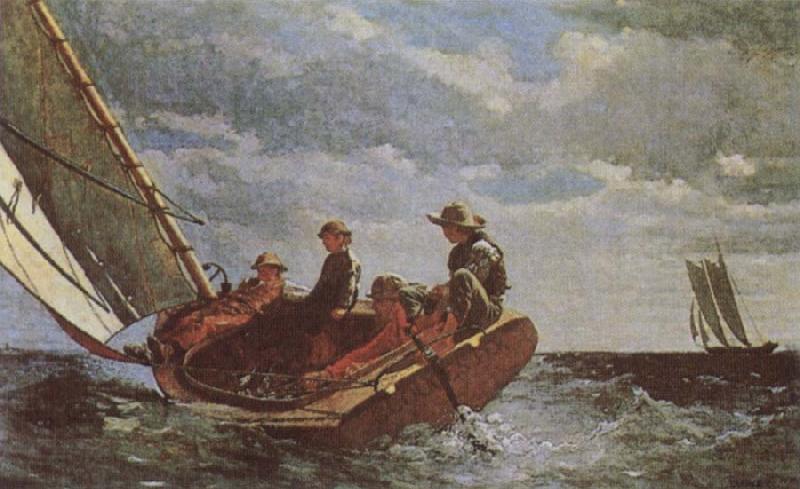 Winslow Homer Breezing Up China oil painting art